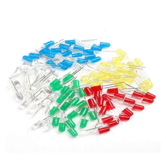 100 Adet 5mm Led Seti