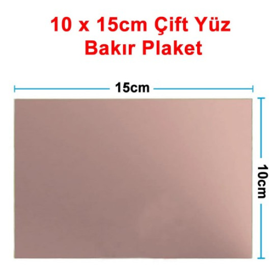 10x15cm Çift Yüz Bakır Pcb