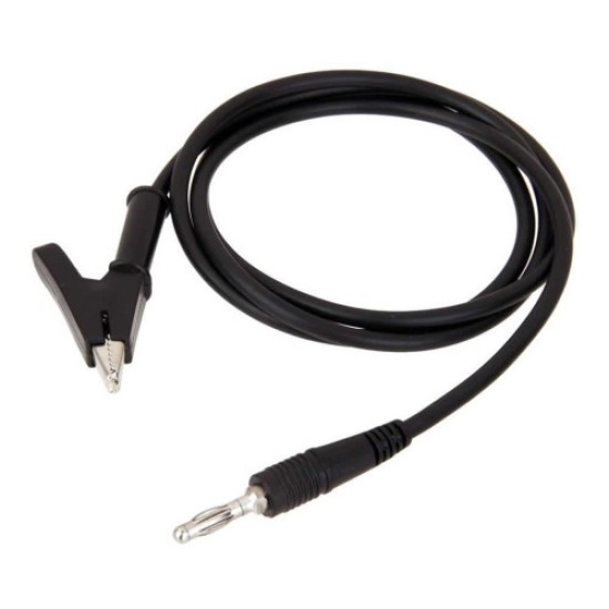 12A Krokodil Banana Siyah Kablo 1 Metre