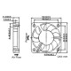 DC 12V FAN 50x50mm