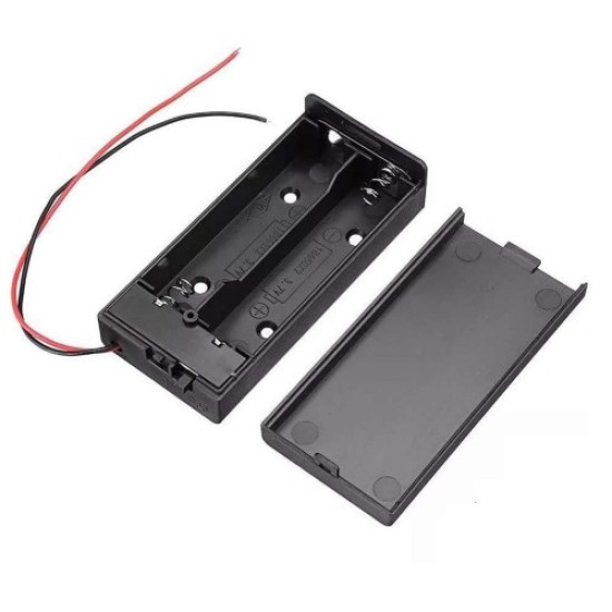 18650 2li Pil Kutusu Anahtar 15cm Kablo