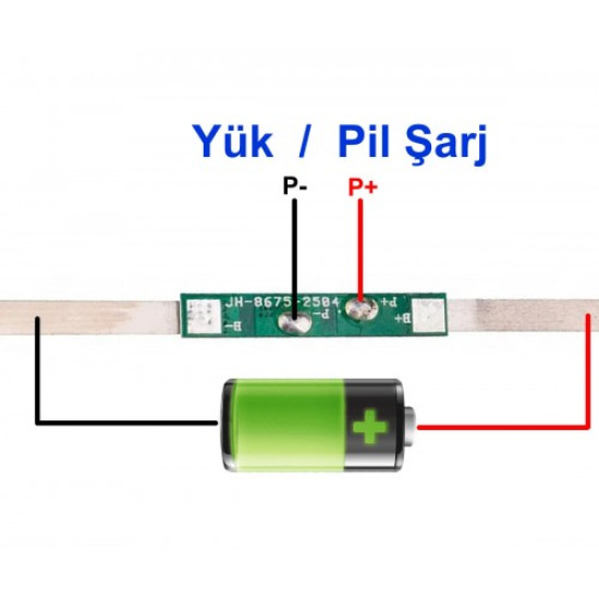 1S 3A BMS + Nikel Şerit