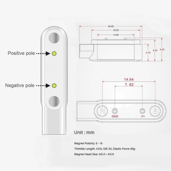 Usb 2 Pin Pogo Kablo