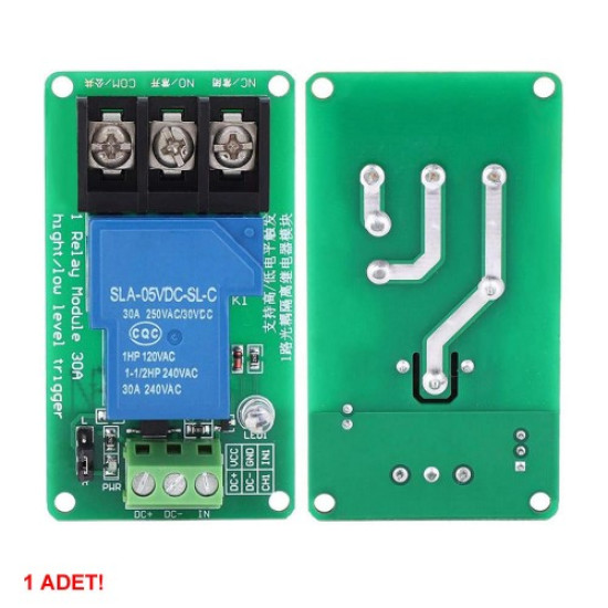 1 Kanal 5V 30A Röle Modül