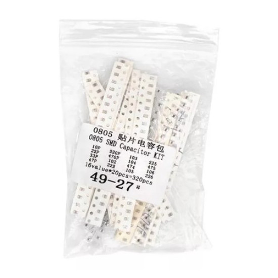 0805 Smd Kapasitör Set 16 Tip 320 Parça