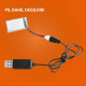 3.7V Lityum Pil Şarj Usb Kablo Xh2.54