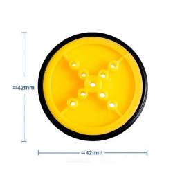 42mm Mini Rubber Tekerlek