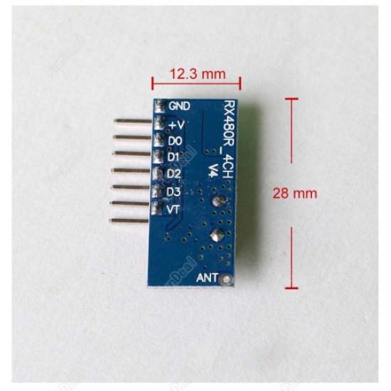 4 Kanal 433Mhz Alıcı Verici Kit