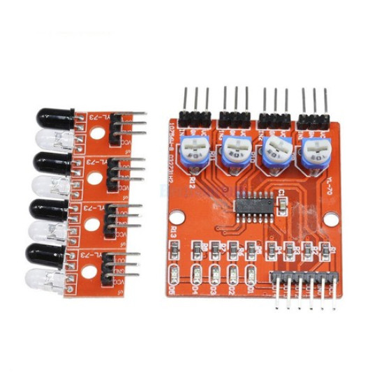 4 Kanal IR Çizgi İzleme Modülü