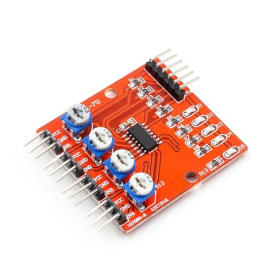 4 Kanal IR Çizgi İzleme Modülü