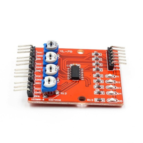 4 Kanal IR Çizgi İzleme Modülü