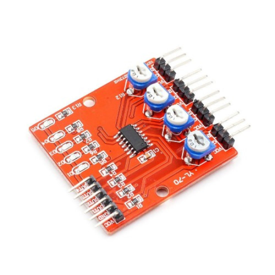 4 Kanal IR Çizgi İzleme Modülü