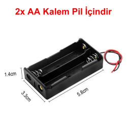 2'li AA Kalem Pil Yuvası