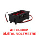 0.56' AC 70-500V Dijital Kırmızı Voltmetre