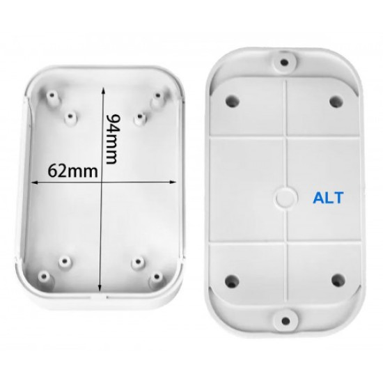 AK-W-67 100x67x22mm Plastik Kutu Beyaz