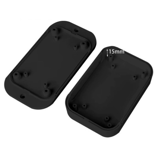 AK-W-67 100x67x22mm Plastik Kutu Siyah