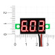 Voltmetre 0.36" DC 4-30V Kırmızı
