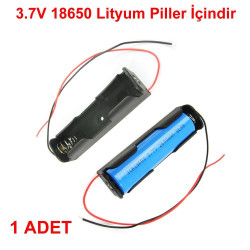 18650 Pil Yuvası 1'li