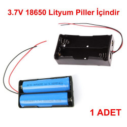 18650 Pil Yuvası 2'li