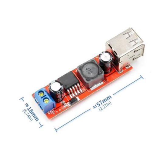 LM2596 Dual USB Power Modül