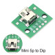 Mini Usb to Dip Pcb