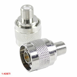N Tip Erkek to F Tip Dişi Soket Adaptör