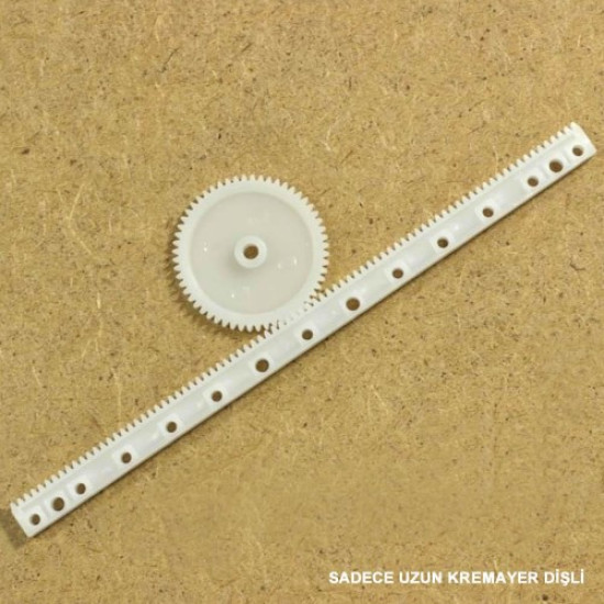 Uzun Plastik Kremayer Dişli