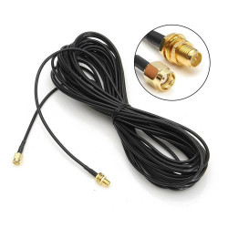 RG174 RP Sma Erkek RP Sma Dişi 3M Kablo