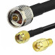 RG58 Erkek N to Dişi SMA 5 Metre Kablo