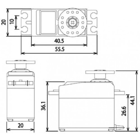 Futaba S3003 Servo Motor 180