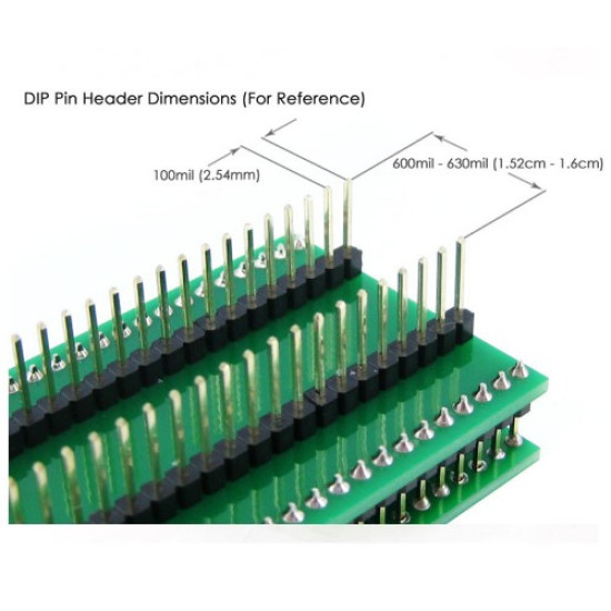 SOP44 to DIP44 Çevirici Adaptör