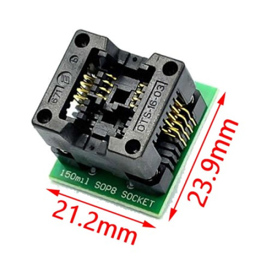 2li SOP8 SO8 to DIP8 Adaptör Soket