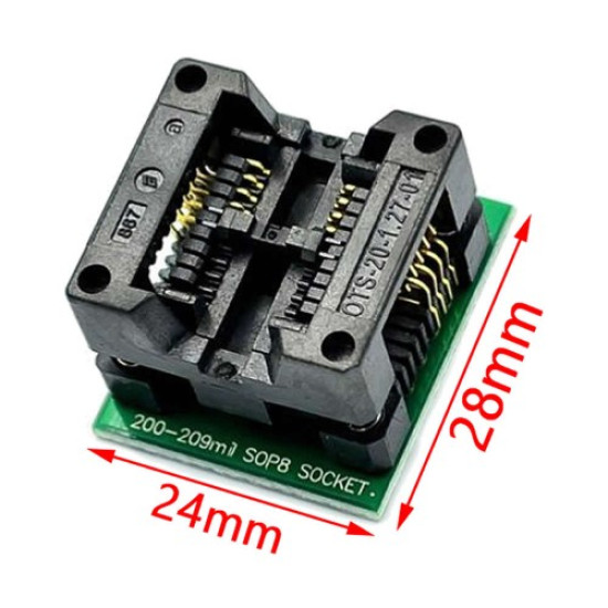 2li SOP8 SO8 to DIP8 Adaptör Soket