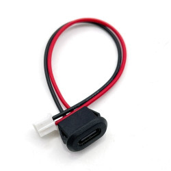 2 Pin Type C Usb Uzatma Kablosu 10cm