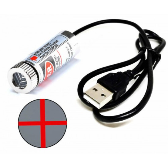 Usb Kablolu 650nm Lazer Modül Artı