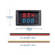 0-100V 10A Voltmetre Ampermetre