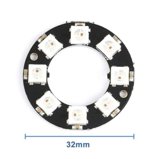 8li Halka WS2812B 5050 RGB LED